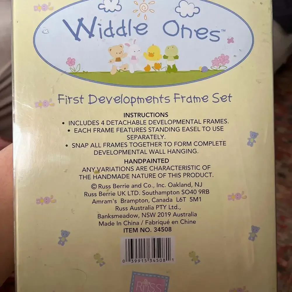 Russ Baby Widdle Ones First Developments Frame Set 18